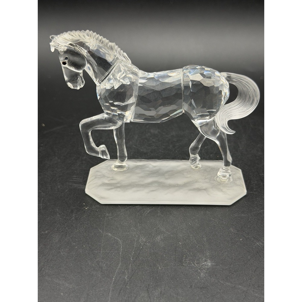 Swarovski Arabian Stallion Horse Crystal Figurine w/Boxe  Austria #221609